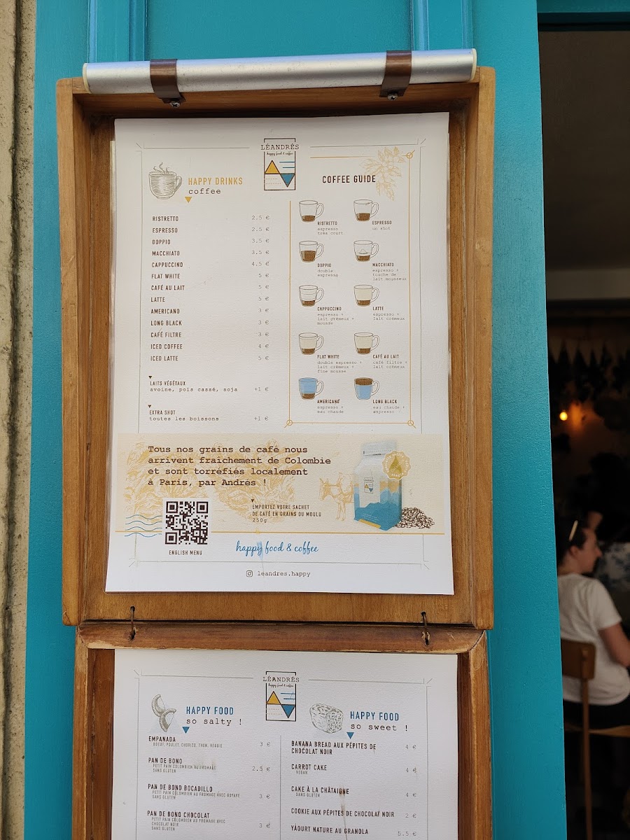 Menu Léandrés Happy Food & Coffee Roaster-10