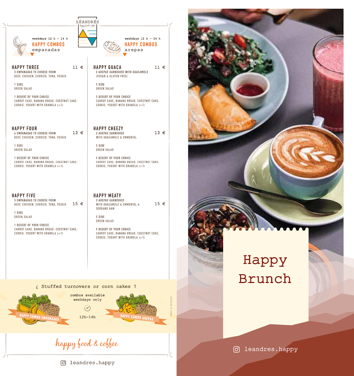 Menu Léandrés Happy Food & Coffee Roaster-2