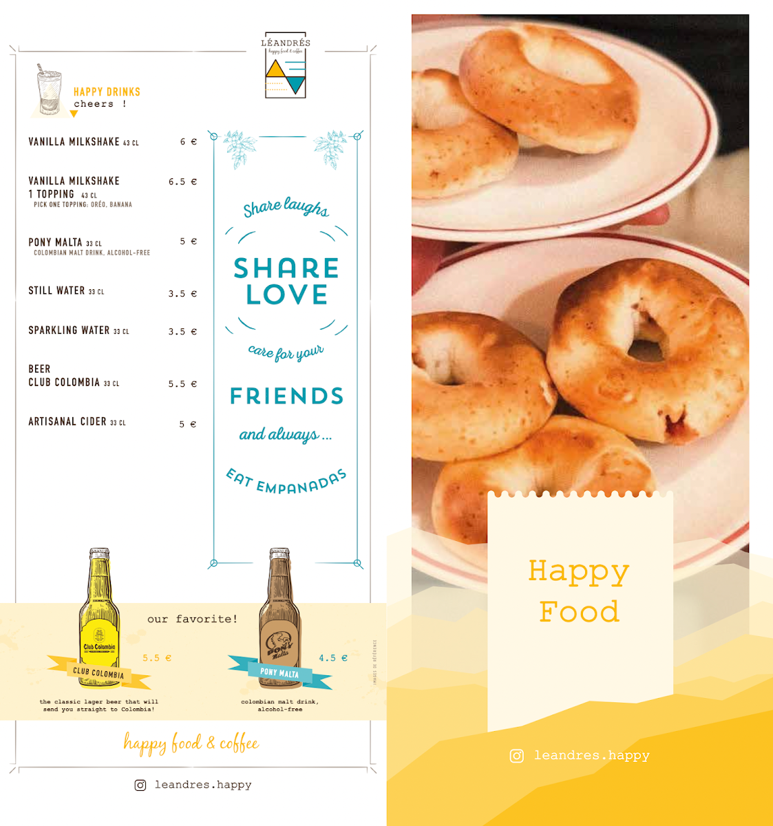 Menu Léandrés Happy Food & Coffee Roaster-3