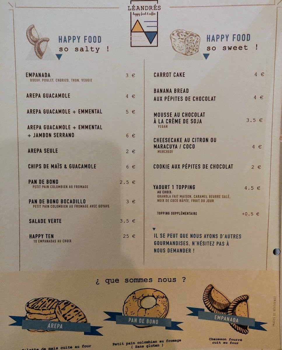 Menu Léandrés Happy Food & Coffee Roaster-8
