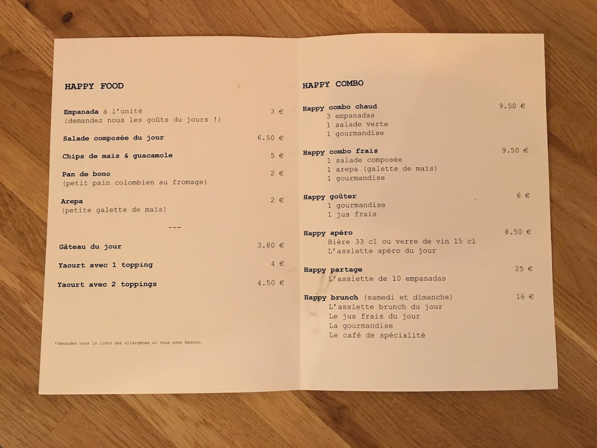 Menu Léandrés Happy Food & Coffee Roaster-9